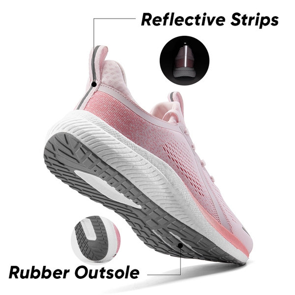 [DreamLife] Women's Fashionable Lifestyle Shoes - PINK - 6